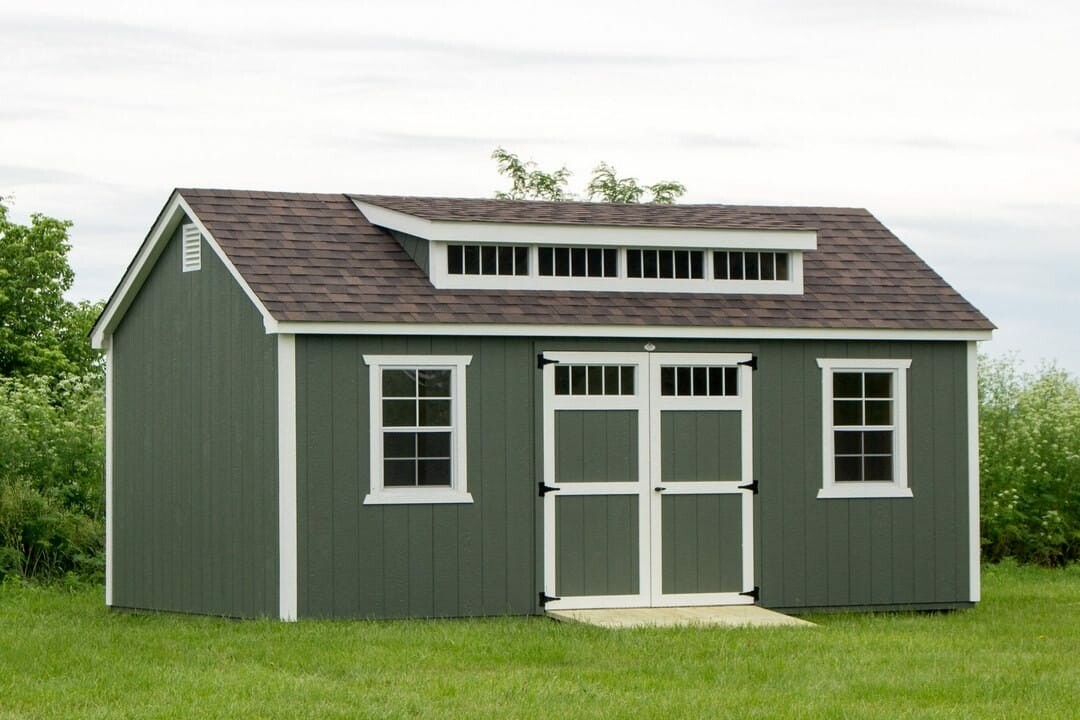 12x20 Storage Shed with Dormer