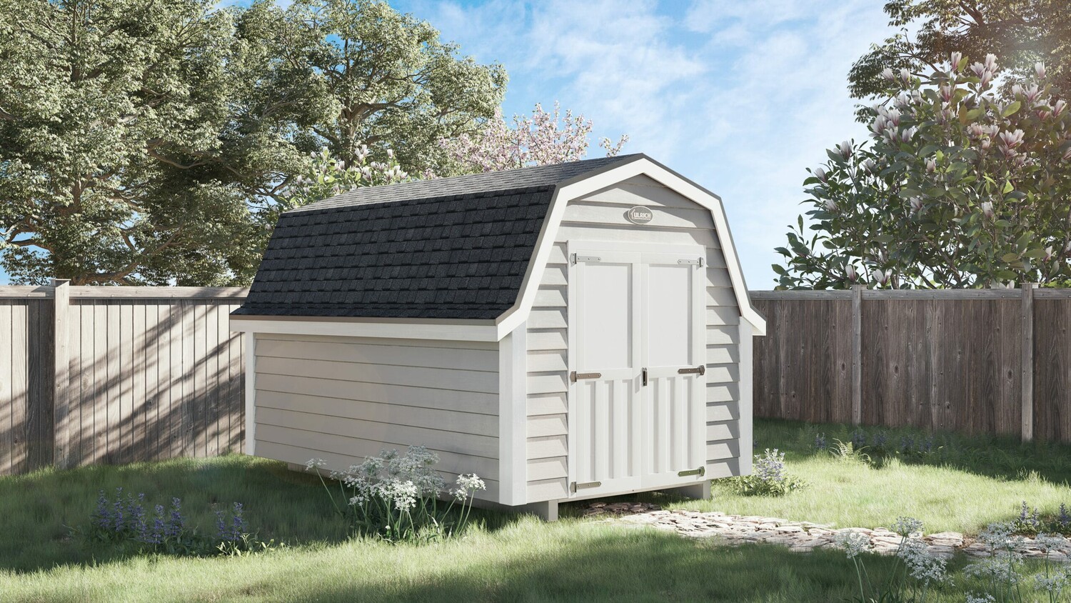 A byler barn shed in the backyard from Ulrich