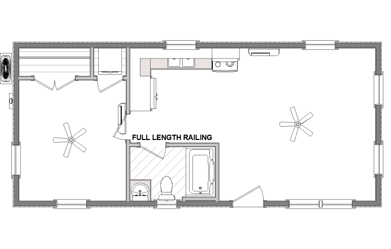 Bear Lake 576 sq. ft. floor plan