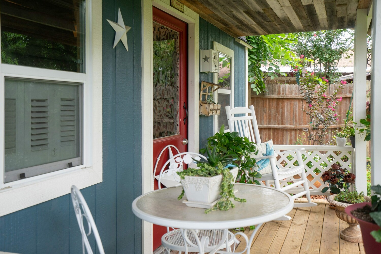 DIY shed porch