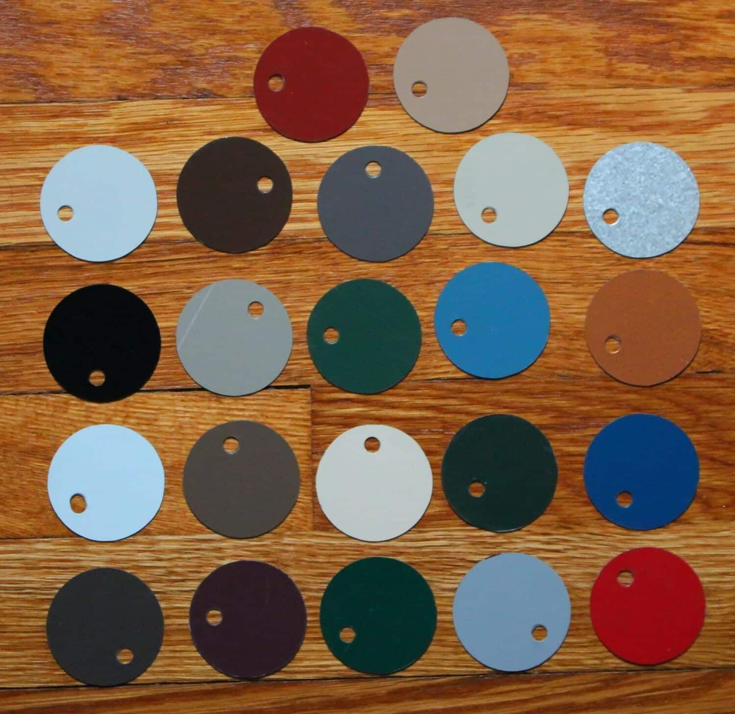 Metal Roof Color Swatches