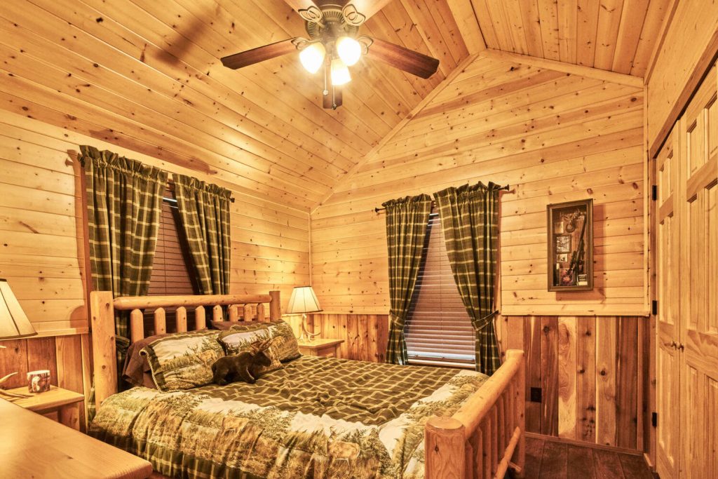 Bear Lake Cabin Master Bedroom