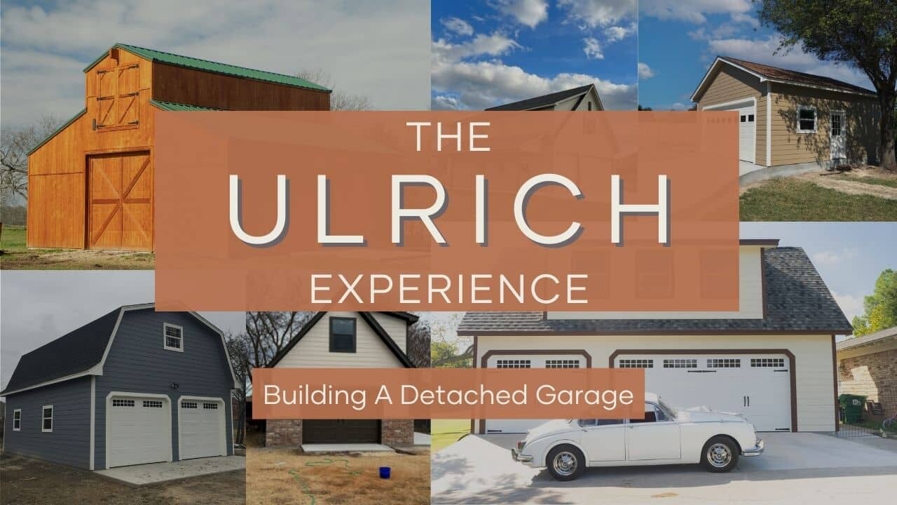 The Ulrich Experience Building A Detached Garage Ulrich Lifestyle